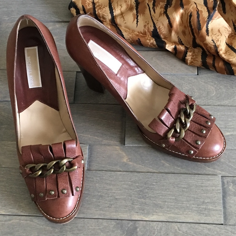 SALE Michael kors brown leather
